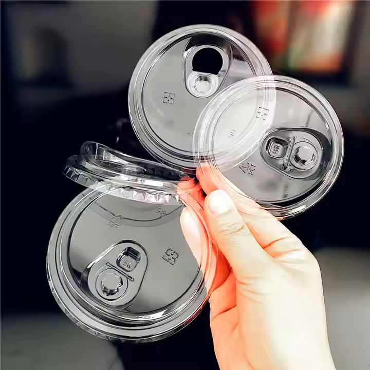 92mm 95mm 98mm Strawless Lids clear Transparent Disposable PET Plastic Lid for 9oz 11oz 14oz 16oz 20