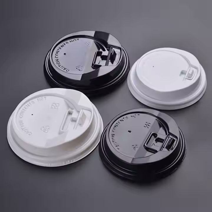 Plastic Cup Lid for Cold Drink Plastic Ps Injection Cups for Beverage Take Away Cup Cover