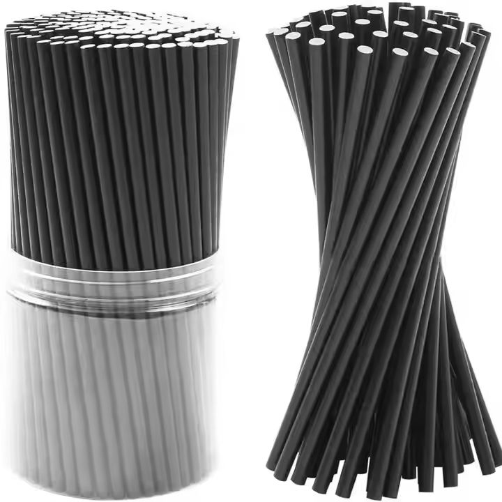 Wholesales Eco Friendly Independent Packing Paper Drinking Straw 6mm/12mm Bio-degradable Disposable 