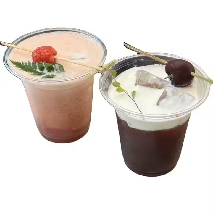 Wholesale PET Clear Mini Disposable Plastic Cups for Ice Coffee Juice Cold Drinks-Quality Product Di