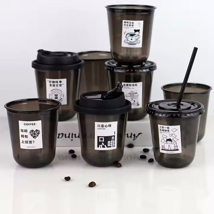 Disposable Plastic Drink Cups Disposable Plastic Cup Wholesale Plastic Cups With Lids and Straws