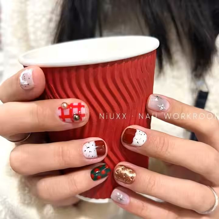 New Year Year Snake Christmas Paper Cup French Corrugated Disposable Coffee Lid Mulled Wine Oven Mit