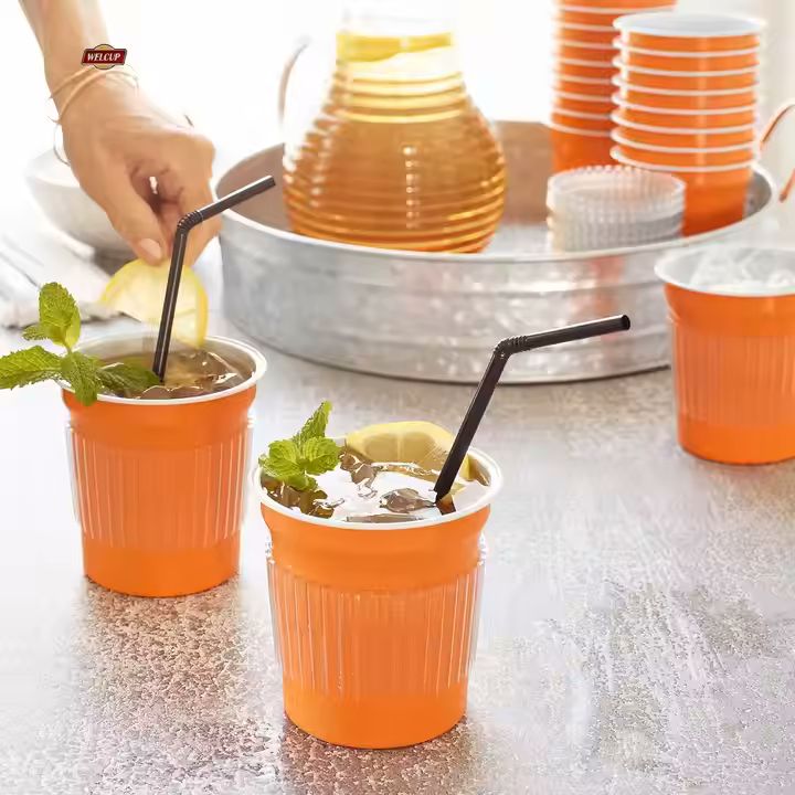 Durable Disposable Aluminium Foil Lid Bowl Foldable Beer Cup for Juice Elegant and Stylish Product C