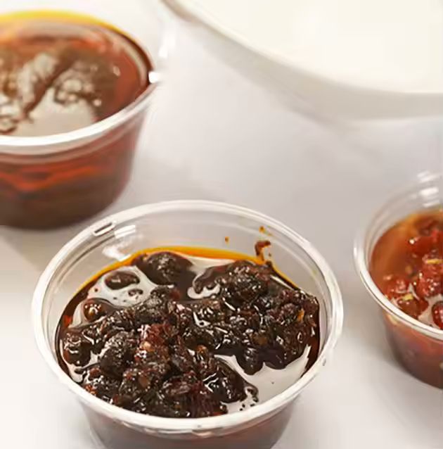 New Model Clear Disposable Sauce Cups 0.5oz 0.75oz 4oz round Food Grade Plastic PP Single Wall Deli 