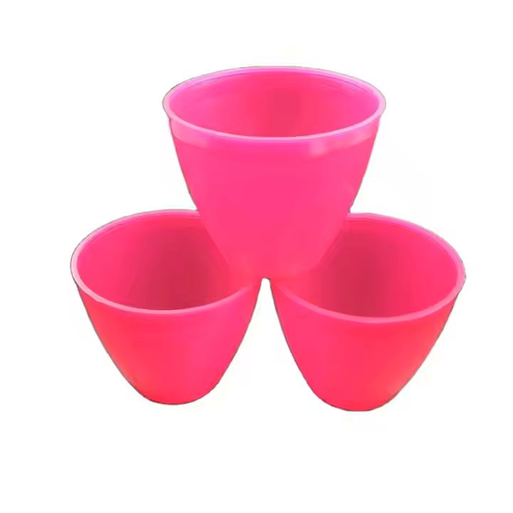 Customizable Versatile Plastic Flower Pot for Seedlings Succulents & Candle Holding for Camping 