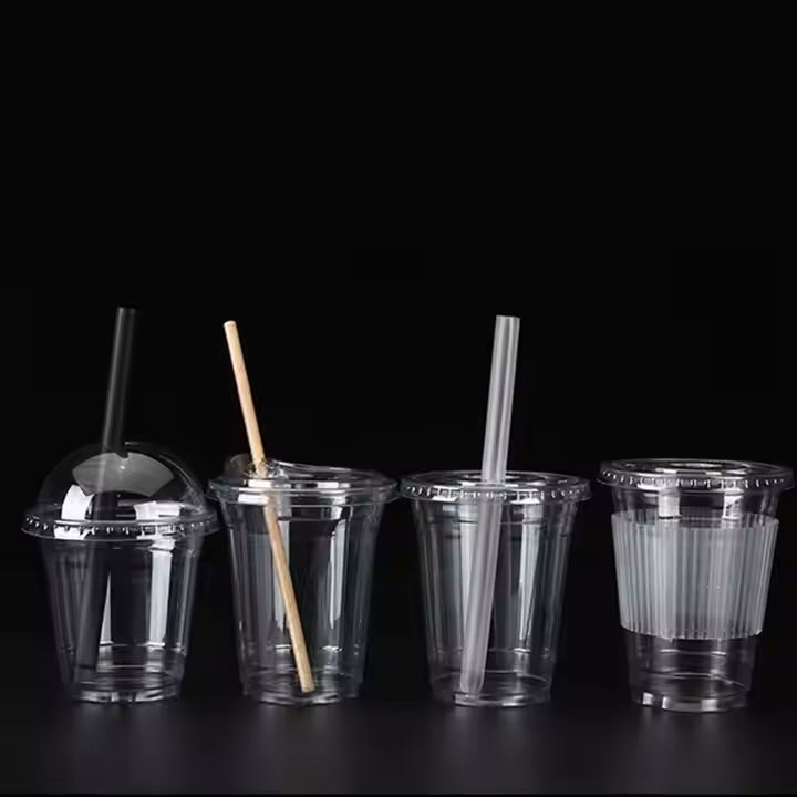Disposable Plastic Cup Lid PET Plastic Bottle Caps & Closures