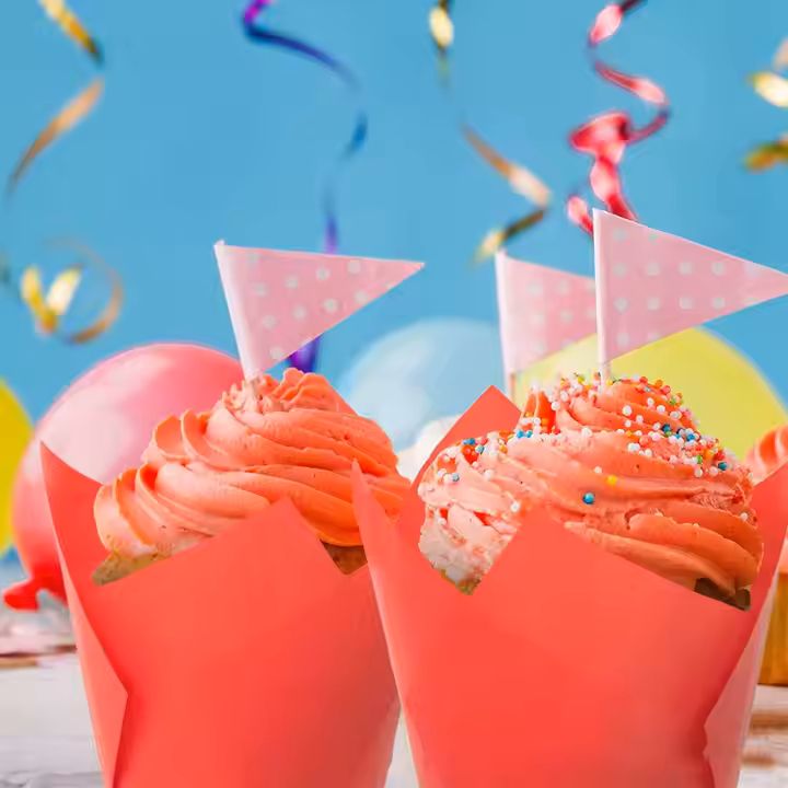 High Temperature Disposable Decorative Tulip Muffin Cups Paper Cupcake Tulip Liners Tulip Paper Cupc