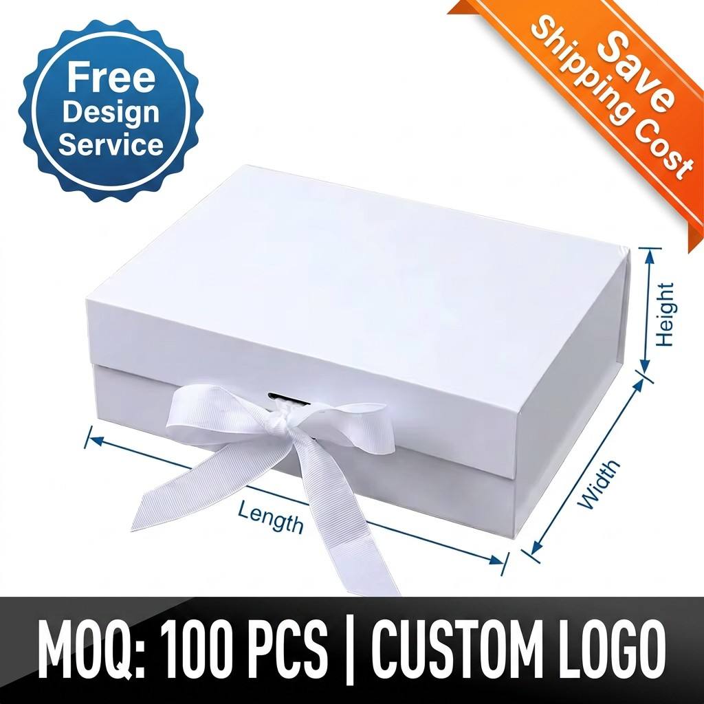 Custom Logo Wholesale Foldable Magnetic Gift Box Luxury Cardboard Packaging for Cosmetics Jewelry Ma